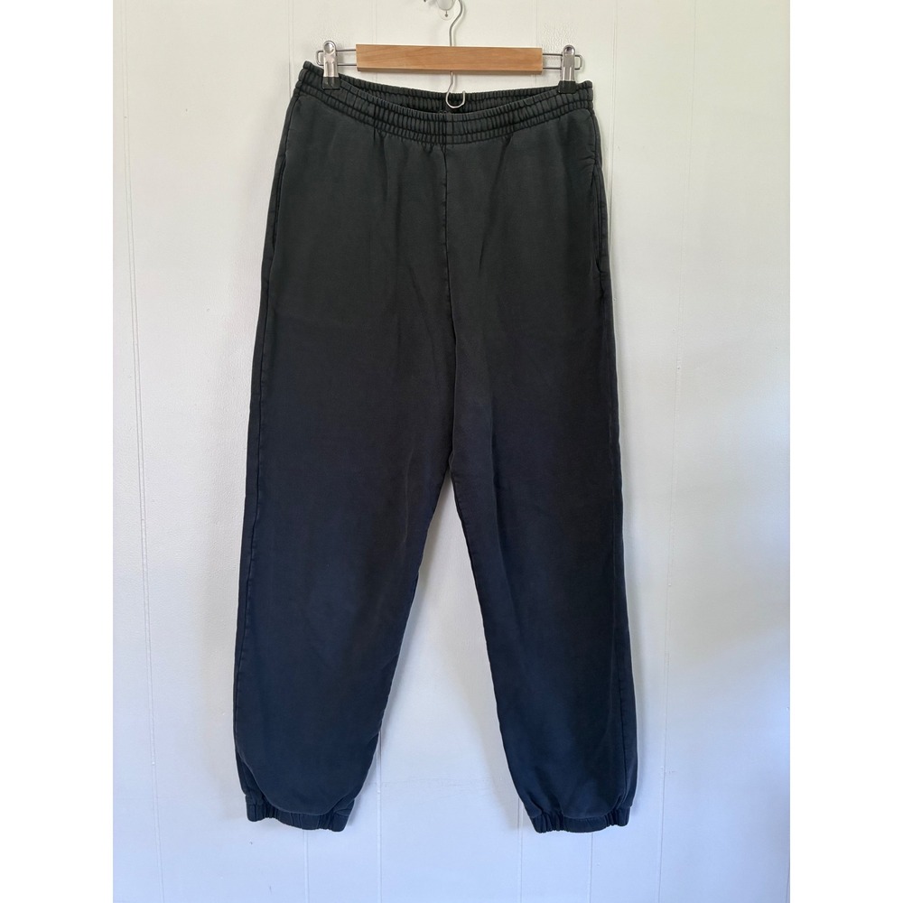 COS Womens Faded Black High Waisted Fleece Jogger Sweatpants Size S Small